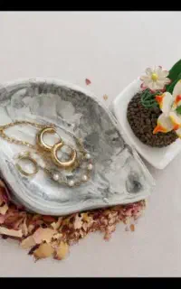 جا جواهراتی صدفی سنگ مصنوعی