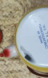 کاسه و کتری لعابی