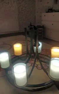 لوستر 6 شاخه فلزی
