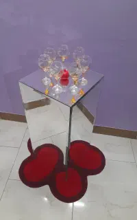 چهار عدد میز آینه ای