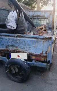 نیسان وانت اسقاطی تصادفی کاردار