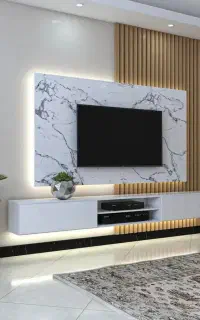 دکوراسیون داخلی(کابینت کناف کاغذدیواری)