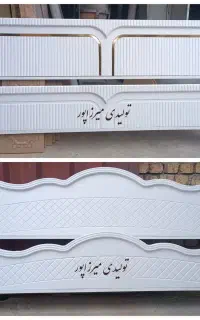 ام دی اف فلزی تخت دونفره سه طبقه
