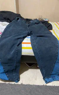 شلوار جین دو رنگ