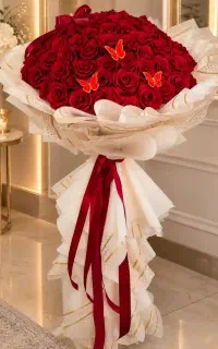 دسته گل و باکس گل لاکچری و ماندگار