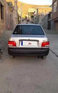پراید ۸۹ بی رنگ و بی ضربه