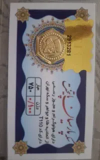 سکه پارسیان ۱۰۰سوت