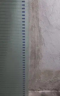 در شیشه ای سکوریتی حمام دو لنگه نو نو