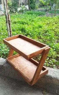 استند آشپزخانه چوبی حراج