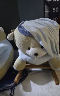 راکر و مبل طرح خرس در حد نو