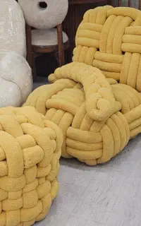 مبل تک مینیمال طنابی،در رنگبندی ال تدی آماده تحویل