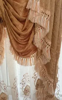 پرده پارچه ای حریر پانچ