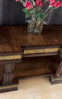 آینه و کنسول چوبی