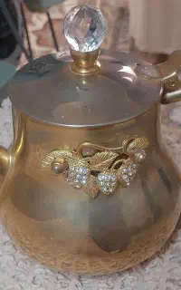 قوری استیل آب طلا