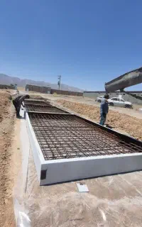 باسکول بتنی و بتن فلز تریلی کش
