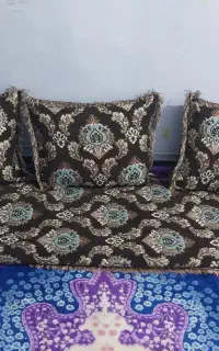کناره ۳ نفره به همراه پشتی