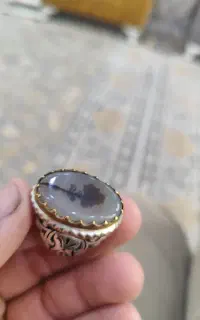 انگشتر شجر نقره دست ساز