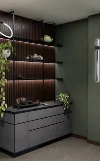 طراحی سه بعدی 3d/مغازه/دکوراسیون داخلی/کابینت/کمد