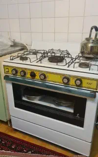 اجاق گاز پنج شعله فر دار