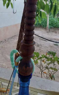 قلیان تنه چوب دوسیب