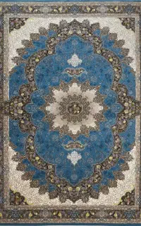 فرش ماشینی نخ پنبه ۹ متری . ۲ تخته