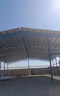 اجرای خرپا،نما لبمبه،سقف سوله آلاچیق