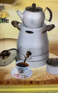 ست کتری قوری سماوری+ قندان
