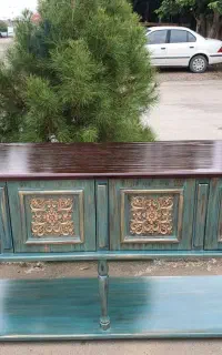 کنسول چوبی