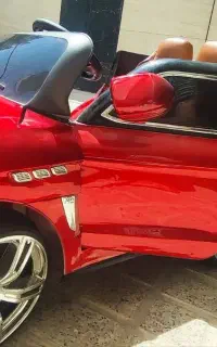 ماشین شارژی  مازراتی رنگ آلبالویی متالیک نو نو