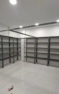 قفسه فلزی طوسی سفید