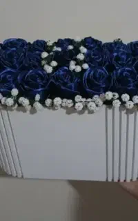 انواع دسته گل و باکس گل روبانی