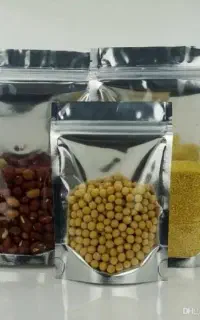 پاکت متالایز زیپ دار۱۳×۱۸