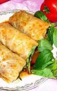 دلمه برگ کلم با طعمی خاص