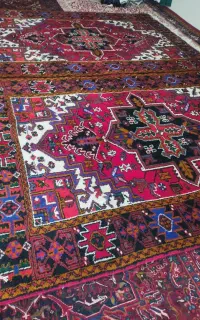 فرش‌دستبافت‌شش‌مترنه‌مترجفت‌‌بارماخ‌توخوش‌قیچی‌بیچ