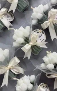 گیفت عروسی باکس گل