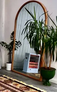 آینه قدی چوب گردو