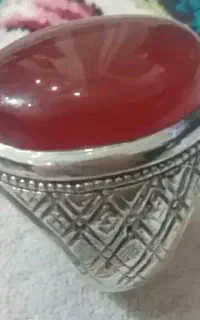انگشتر نقره استاد حاج ممی سعادت عتیقه قدیمی