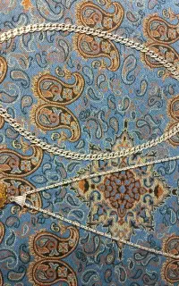 زنجیر پلاک نقره