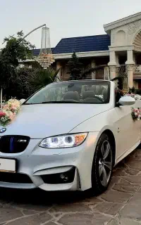 اجاره رنت روزانه ماشین عروس بی ام و BMW کروک عروسی