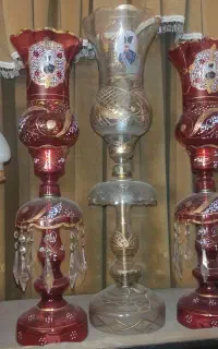 چراغ شاه عباسی لاله حباب قارچی پهلوی تشریفات زیبا