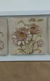 تابلو گل برجسته