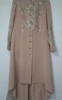 مانتو گیپور دار مزون دوز