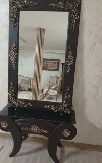 آینه کنسول و پشتی نو