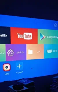 ویدئو پروژکتور قابل حمل 4K *بدون نیاز پرده سینما*