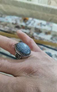 انگشتر نقره حدید