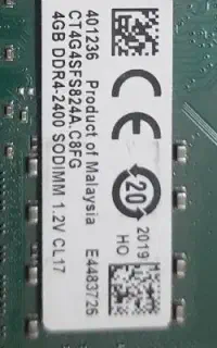 رم لب تاپ DDR4 gig4
