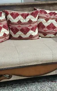 پرده.آینه. مبل