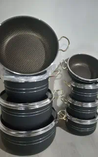 قابلمه ۱۴ پارچه طرح ماربل
