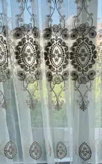 پرده کلاسیک بسیار تمیز