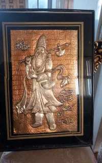 تابلو مسی برجسته درویش